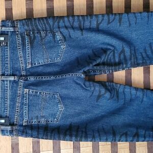 Allen B Swartz embellished jeans